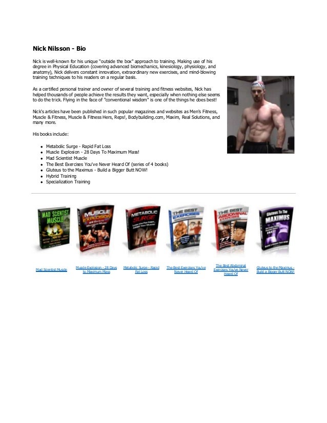 Mad Scientist Muscle: Time/Volume Training